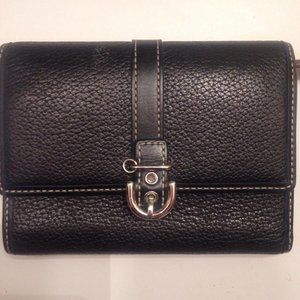 COACH PEBBLED LEATHER WALLET